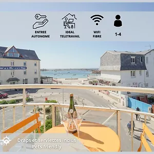 Appartement Le 123 Armoric - Balcon Vue - 50m De La - Confort Et Moderne - 70m2, Trégastel